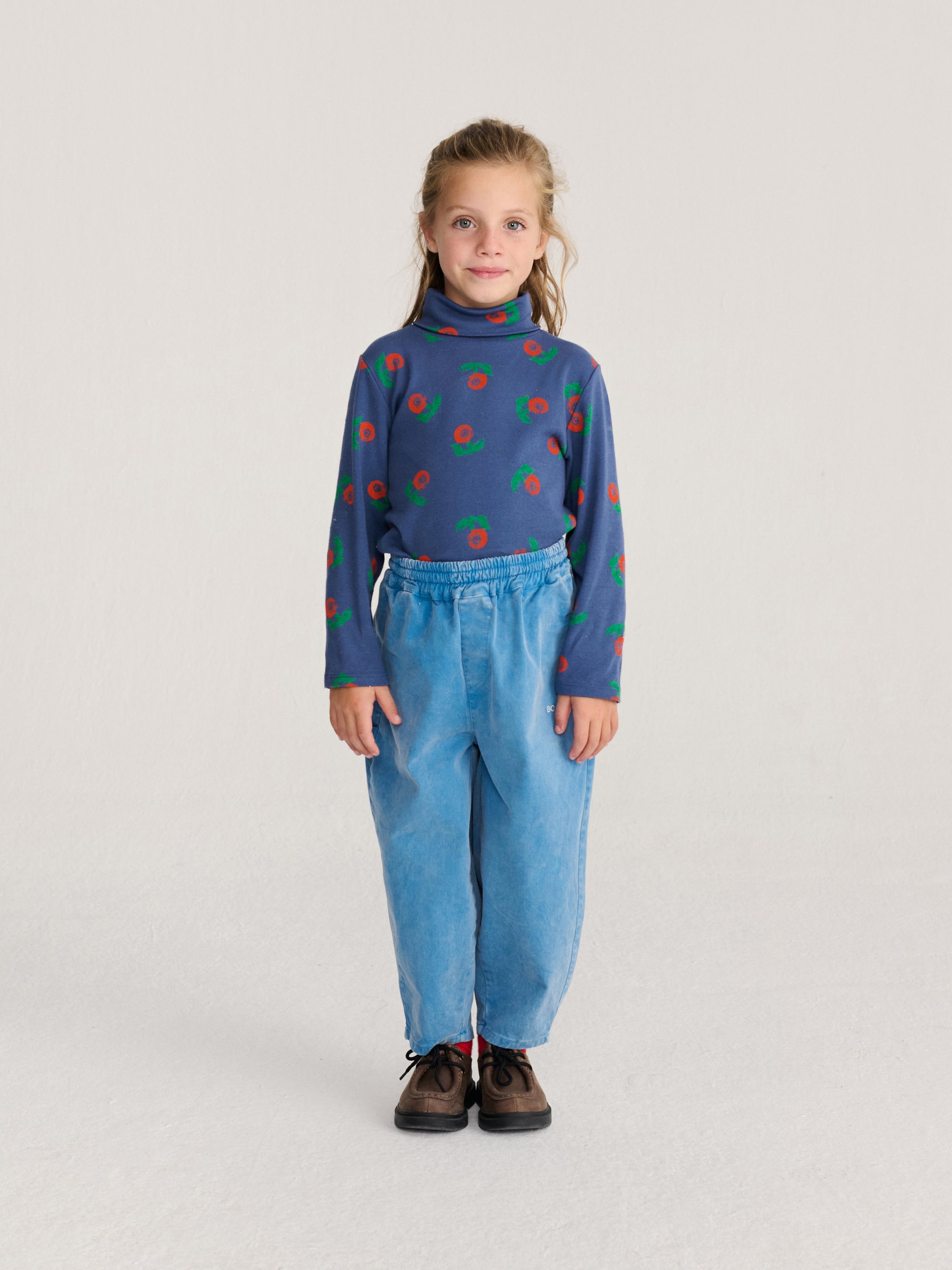 T-shirt Col Roulé Stamp Bloom Bobo Choses pour enfant – vue 2