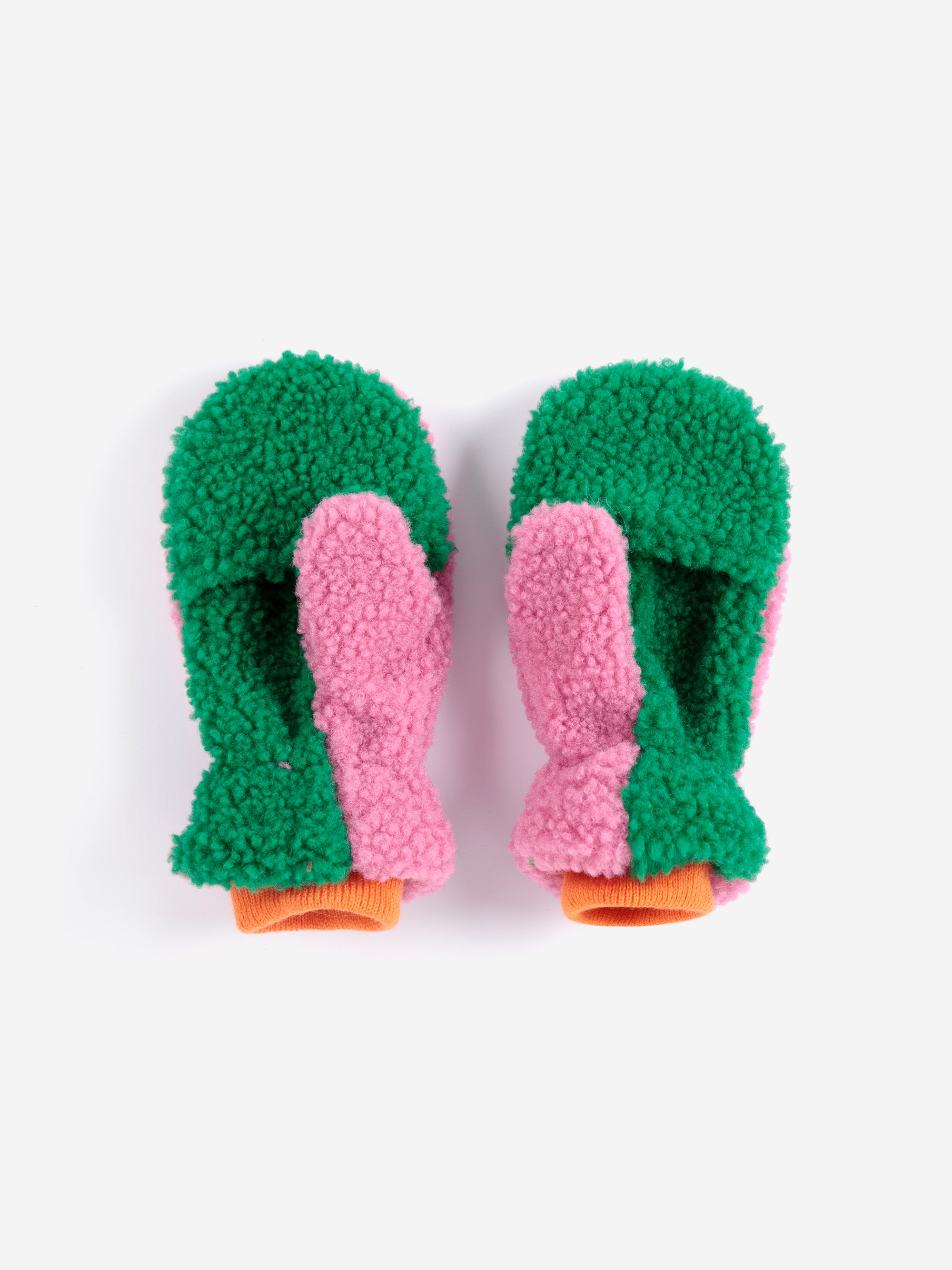 Moufles Peau Lainée Color Block Bobo Choses pour enfant – vue 4