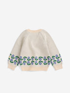 Pull bébé Jacquard Stamp Bloom Bobo Choses – vue 2