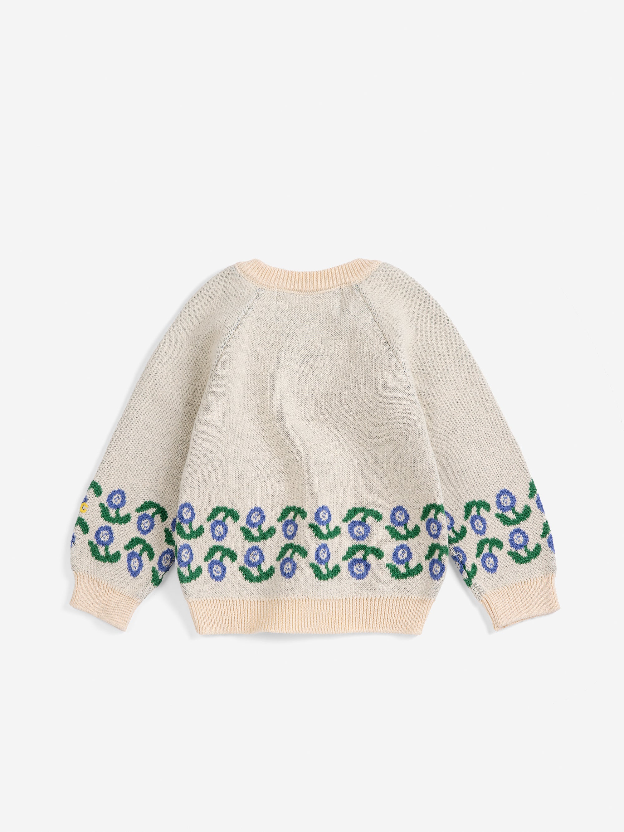 Pull bébé Jacquard Stamp Bloom Bobo Choses – vue 2