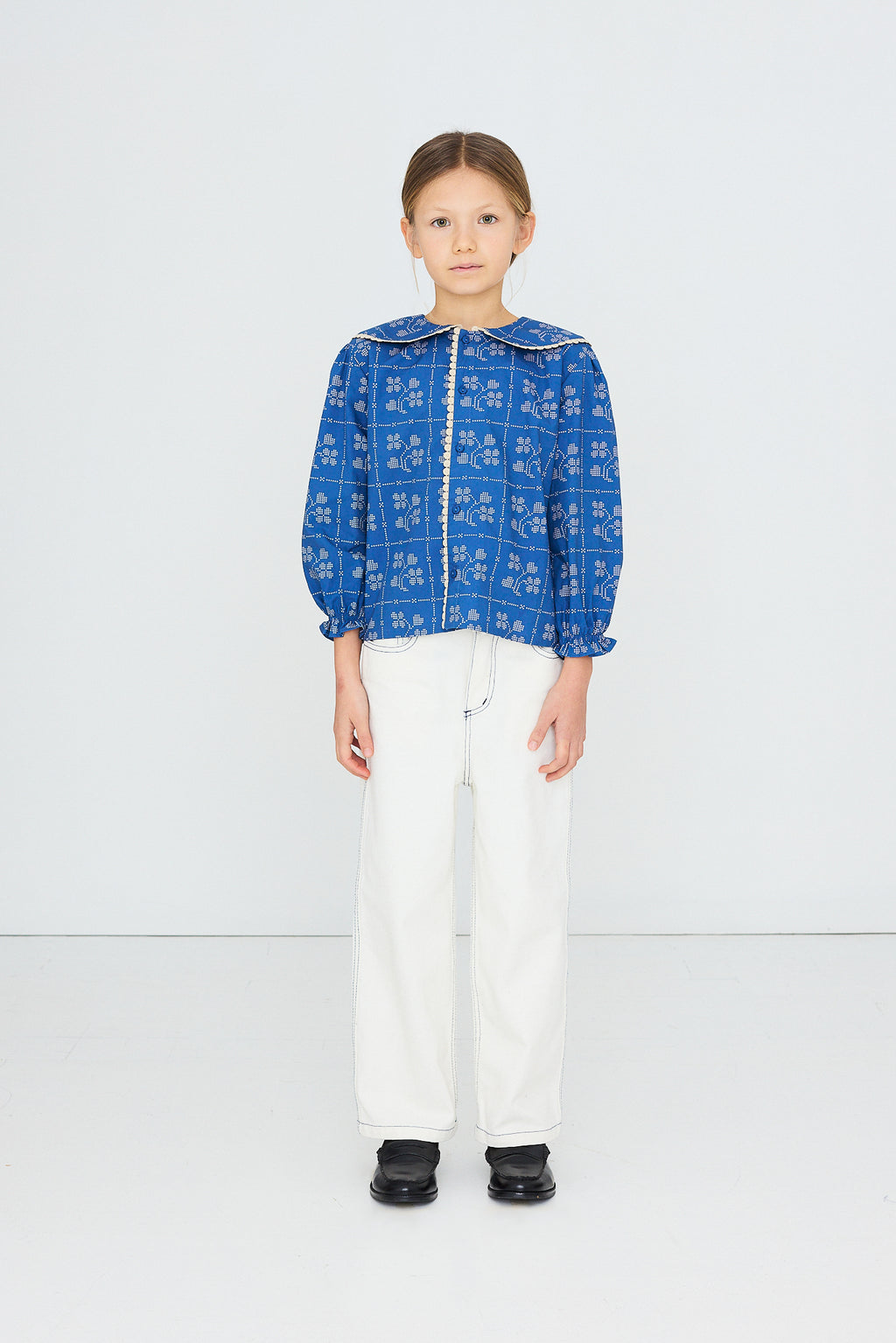 Blouse Fleurs et Pois lifestyle — Little Dudes