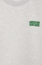 Sweat Bobypark col rond Gris Chiné — American Vintage