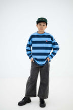 T-shirt Bleu Manches Longues Repose AMS - look 2