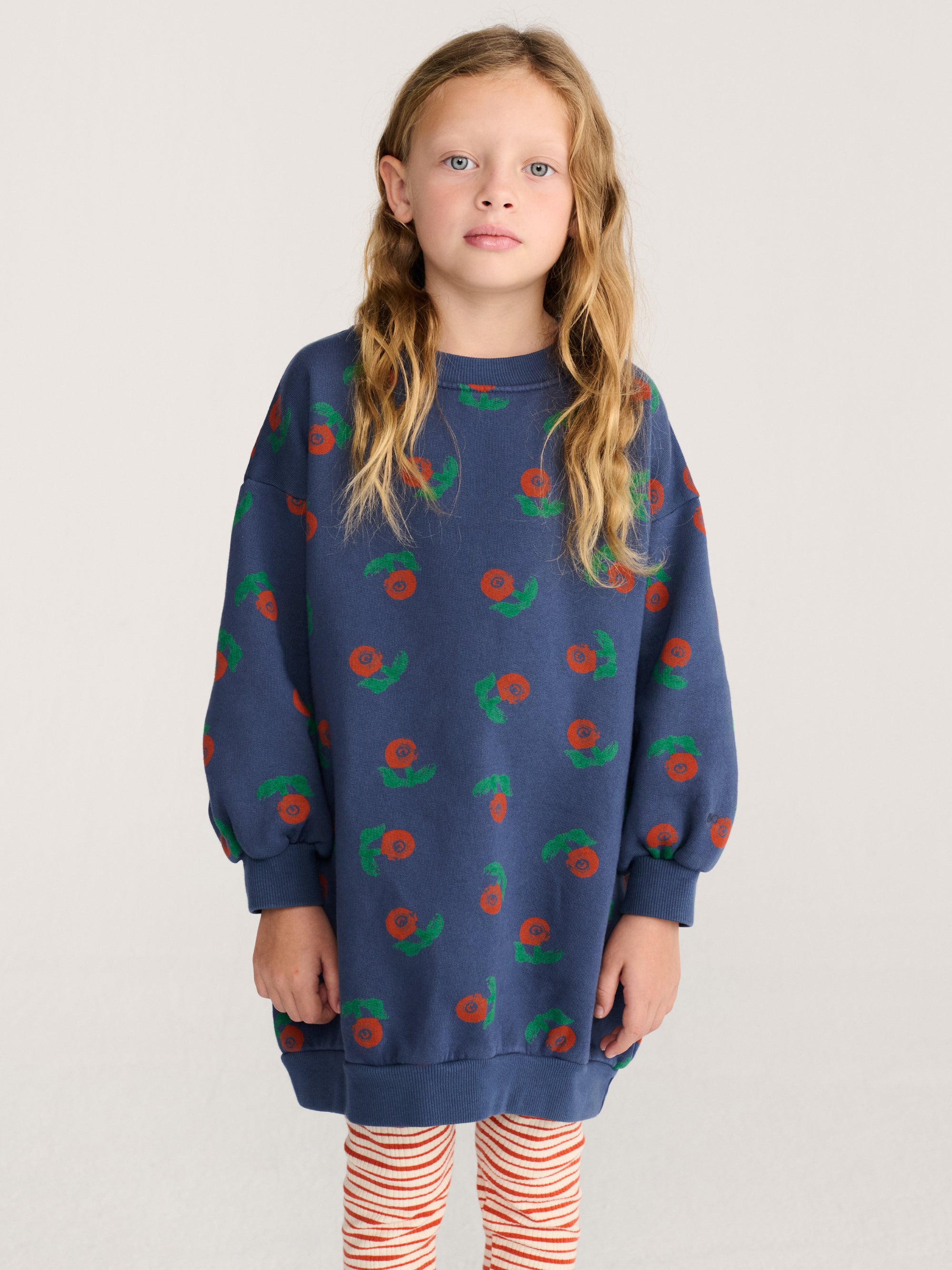 Robe Sweat Stamp Bloom Bobo Choses pour enfant – vue 4