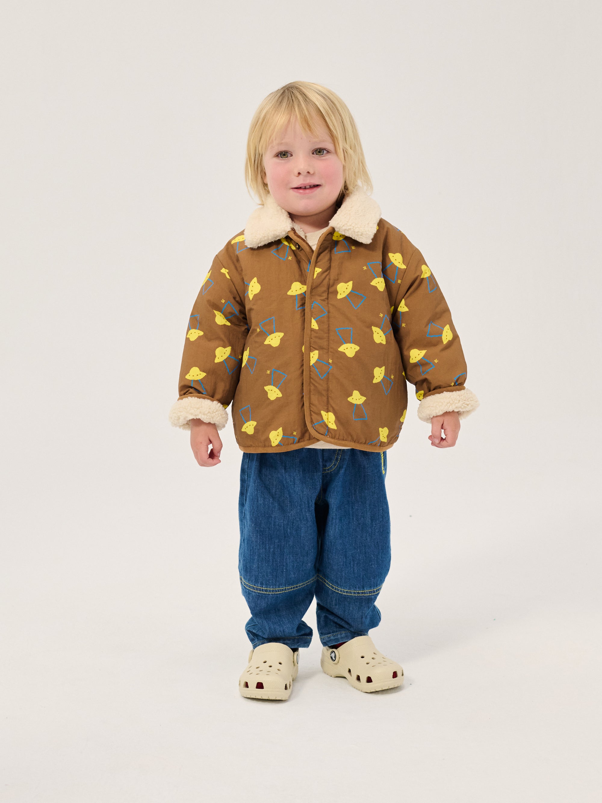 Veste bébé Réversible Pixel Abduction Bobo Choses – vue 2