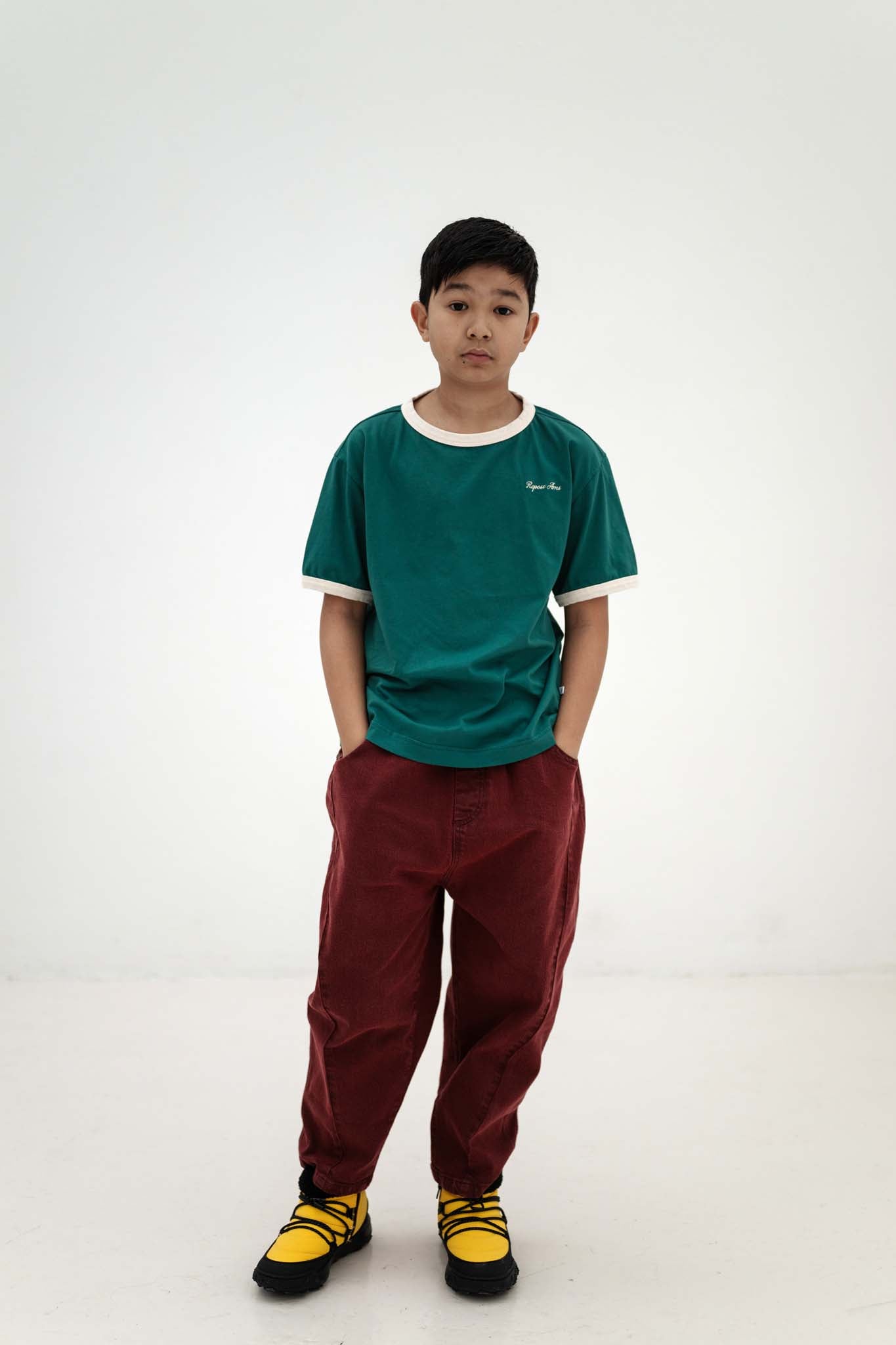 T-shirt Vert Repose AMS - look 2