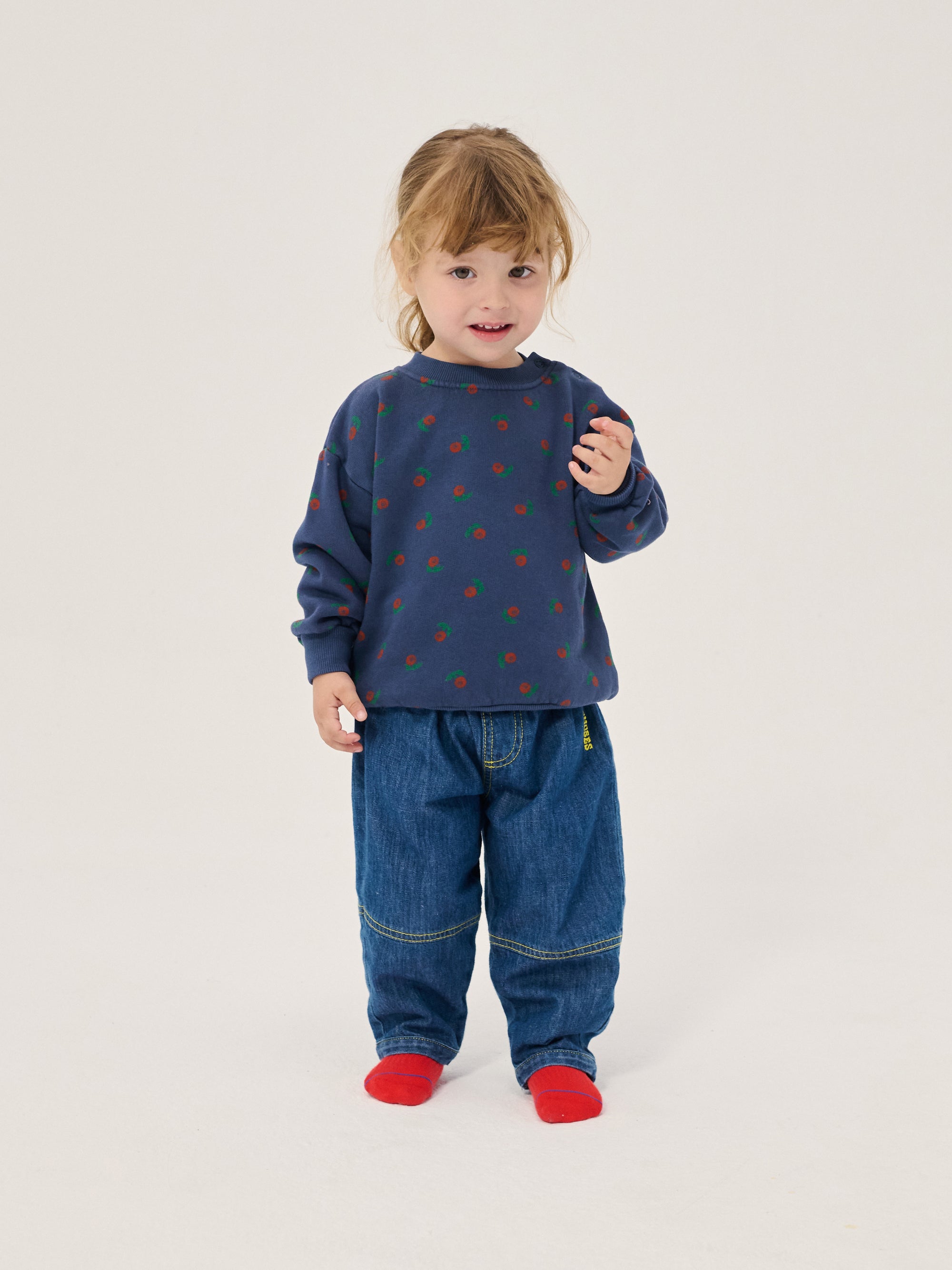 Sweat bébé Stamp Bloom Bobo Choses – vue 2