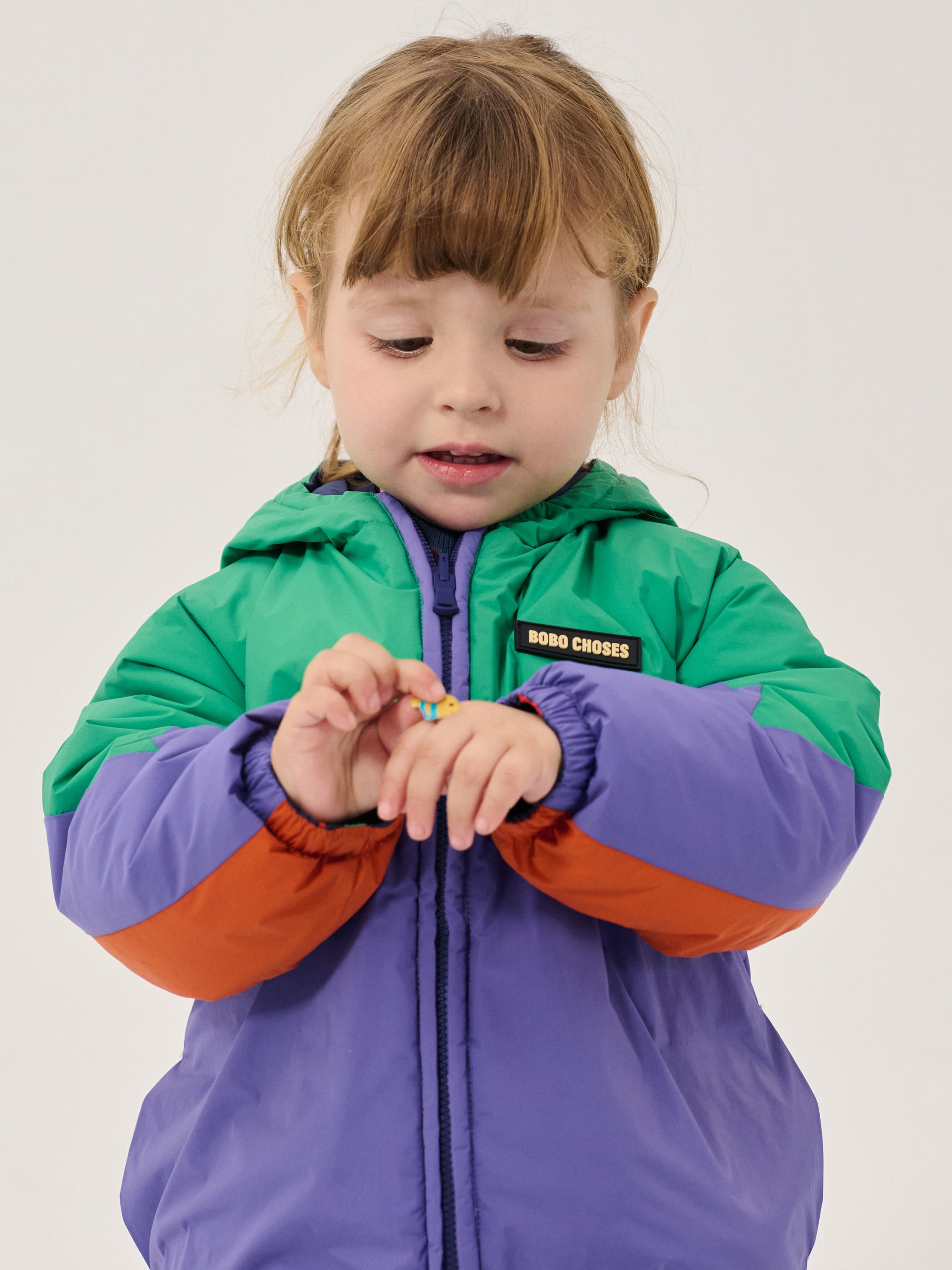 Anorak bébé Réversible Stamp Bloom Bobo Choses – vue 5