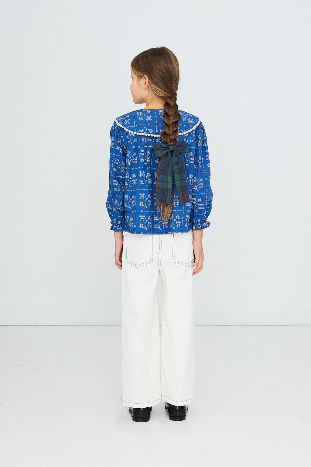 Blouse Fleurs et Pois lifestyle — Little Dudes