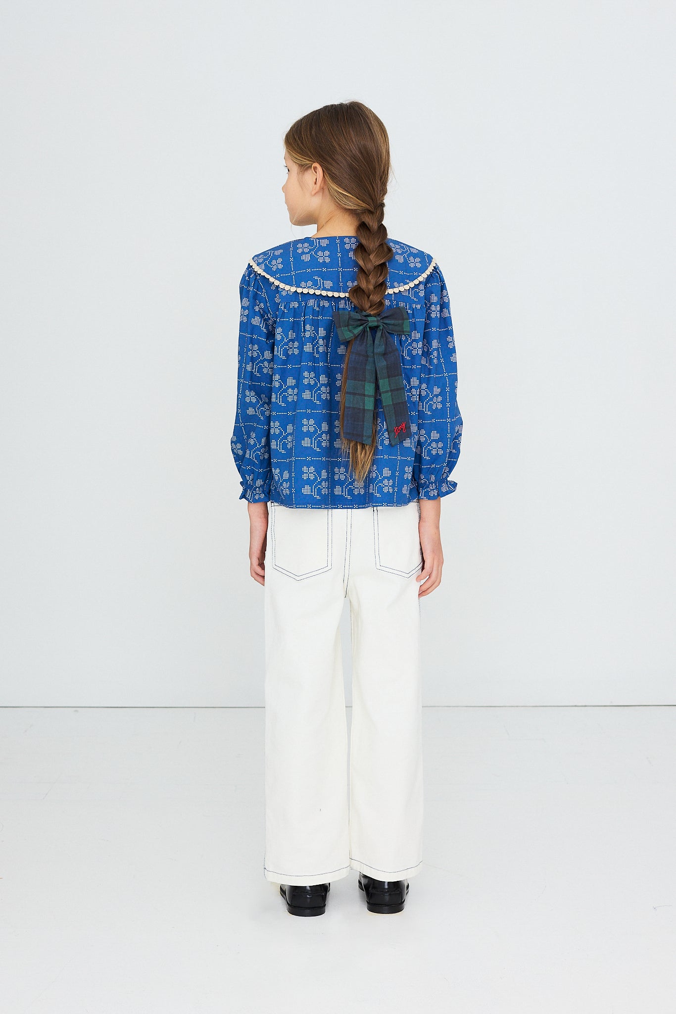 Blouse Fleurs et Pois lifestyle — Little Dudes