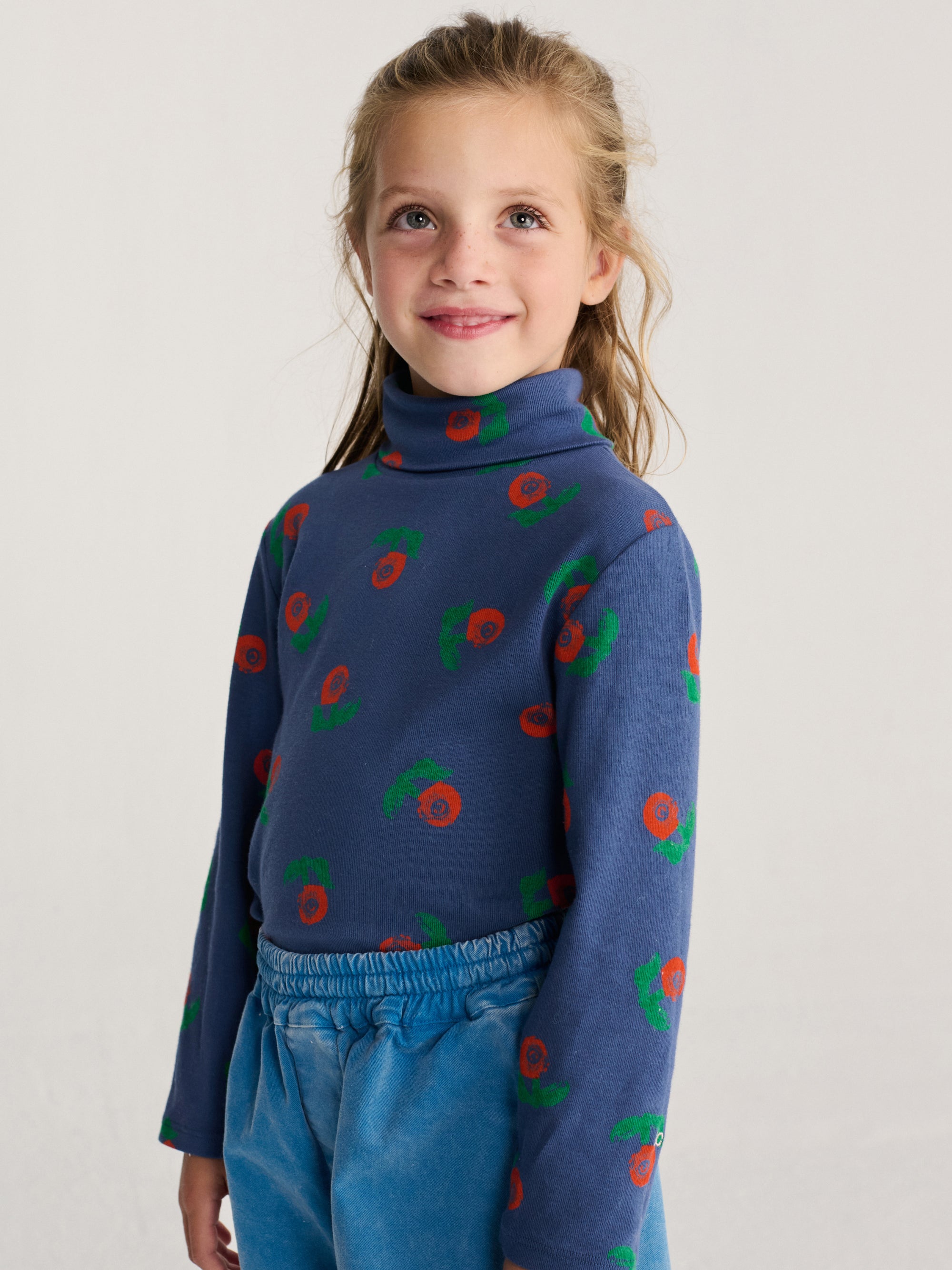 T-shirt Col Roulé Stamp Bloom Bobo Choses pour enfant – vue 4