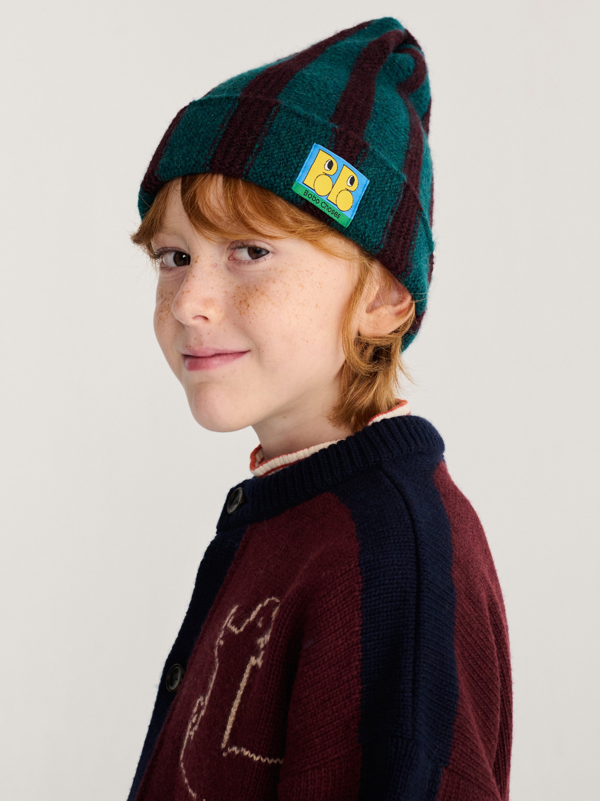 Bonnet Tricot Booo Bo Choses Bobo Choses pour enfant – vue 3