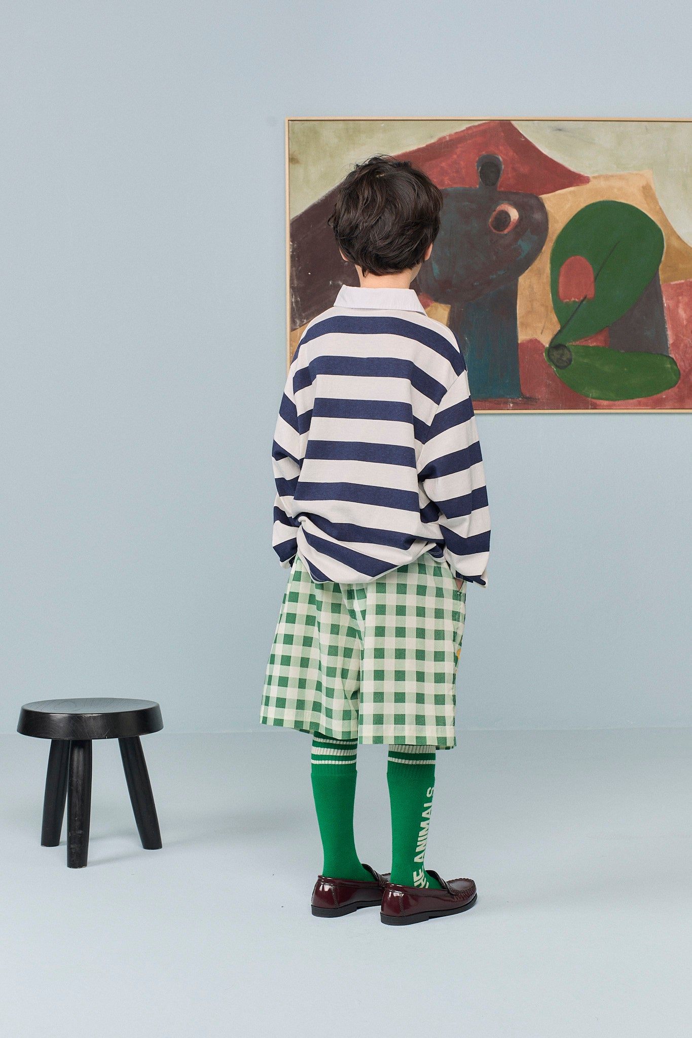 Chaussettes vertes SKUNK The Animals Observatory pour enfant – vue 3