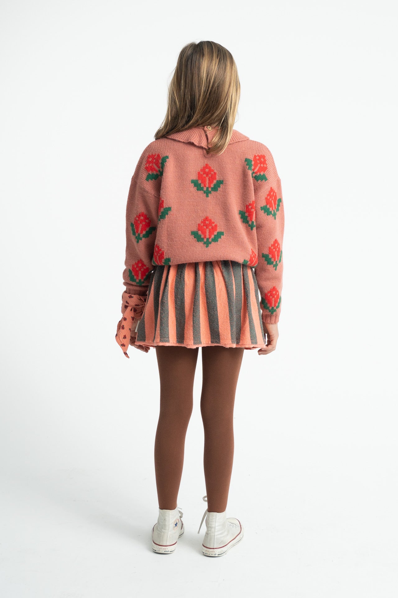 Pull Jacquard Rose PIUPIUCHICK - look dos