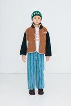 Veste Sherpa Color Block lifestyle — Little Dudes
