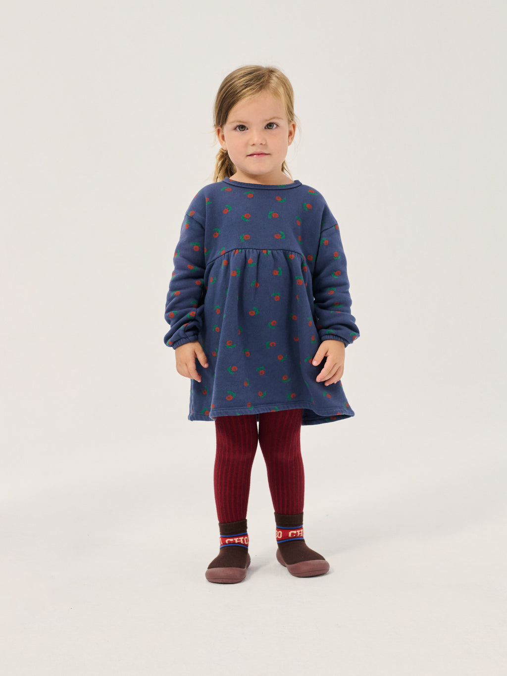 Robe bébé Polaire Stamp Bloom Bobo Choses – vue 4