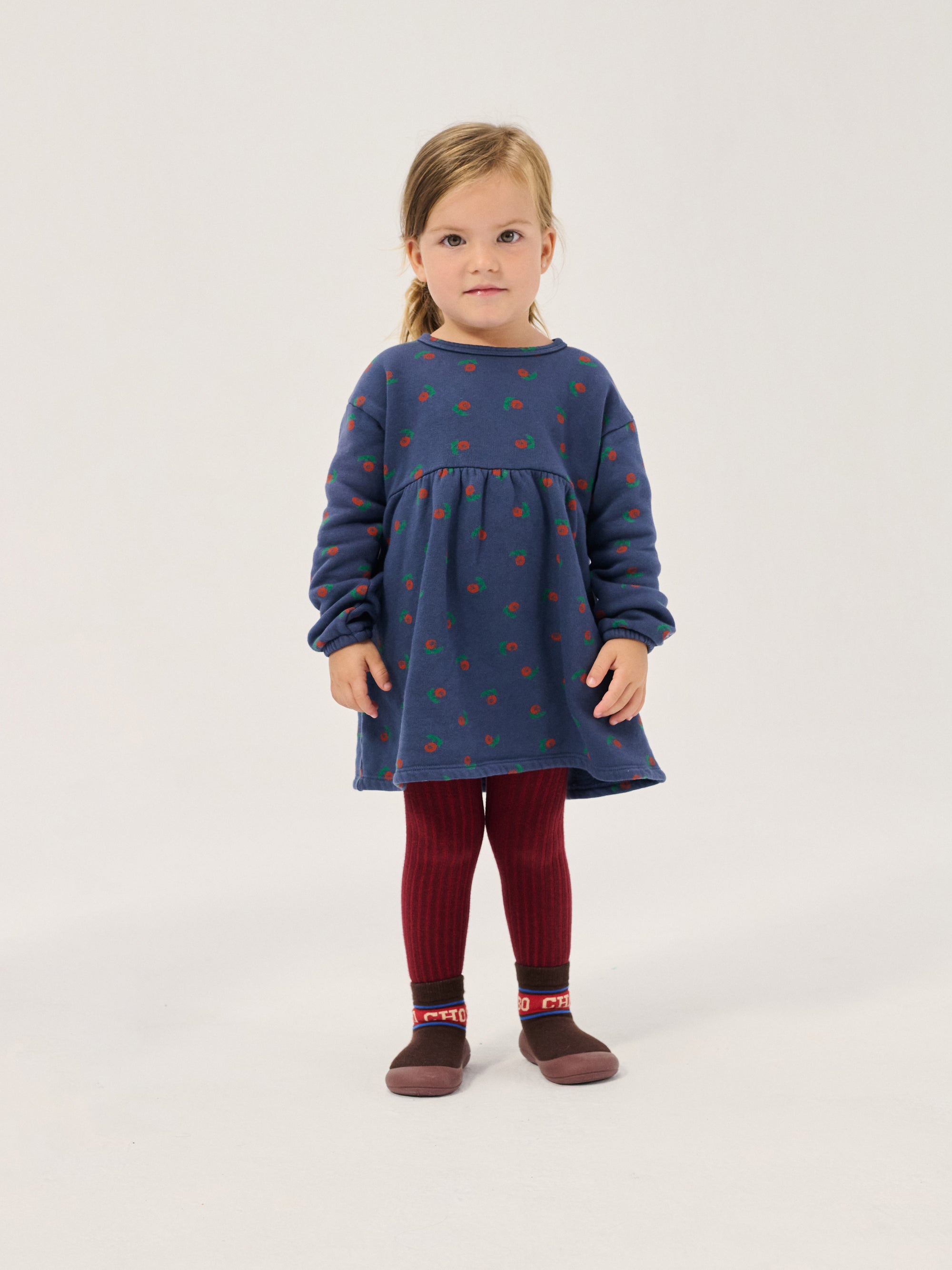 Robe bébé Polaire Stamp Bloom Bobo Choses – vue 4