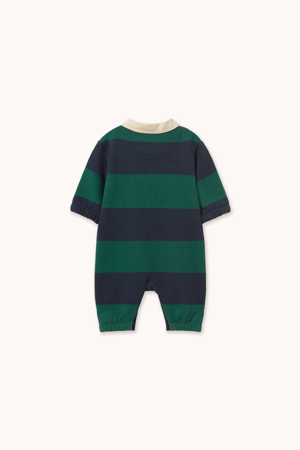 Combinaison Bébé Polo Rayée Marine — Little Dudes