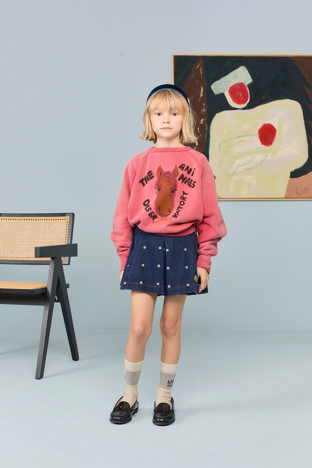 Sweat rouge SHARK The Animals Observatory pour enfant – vue 2