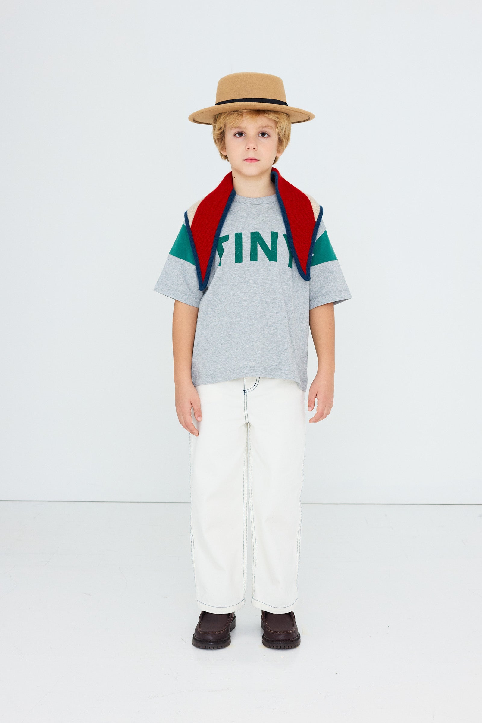 T-shirt Color Block lifestyle — Little Dudes