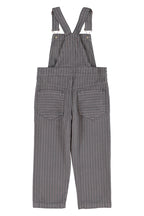 Salopette Gris Rayures Noires Piupiuchick pour enfant – vue 2