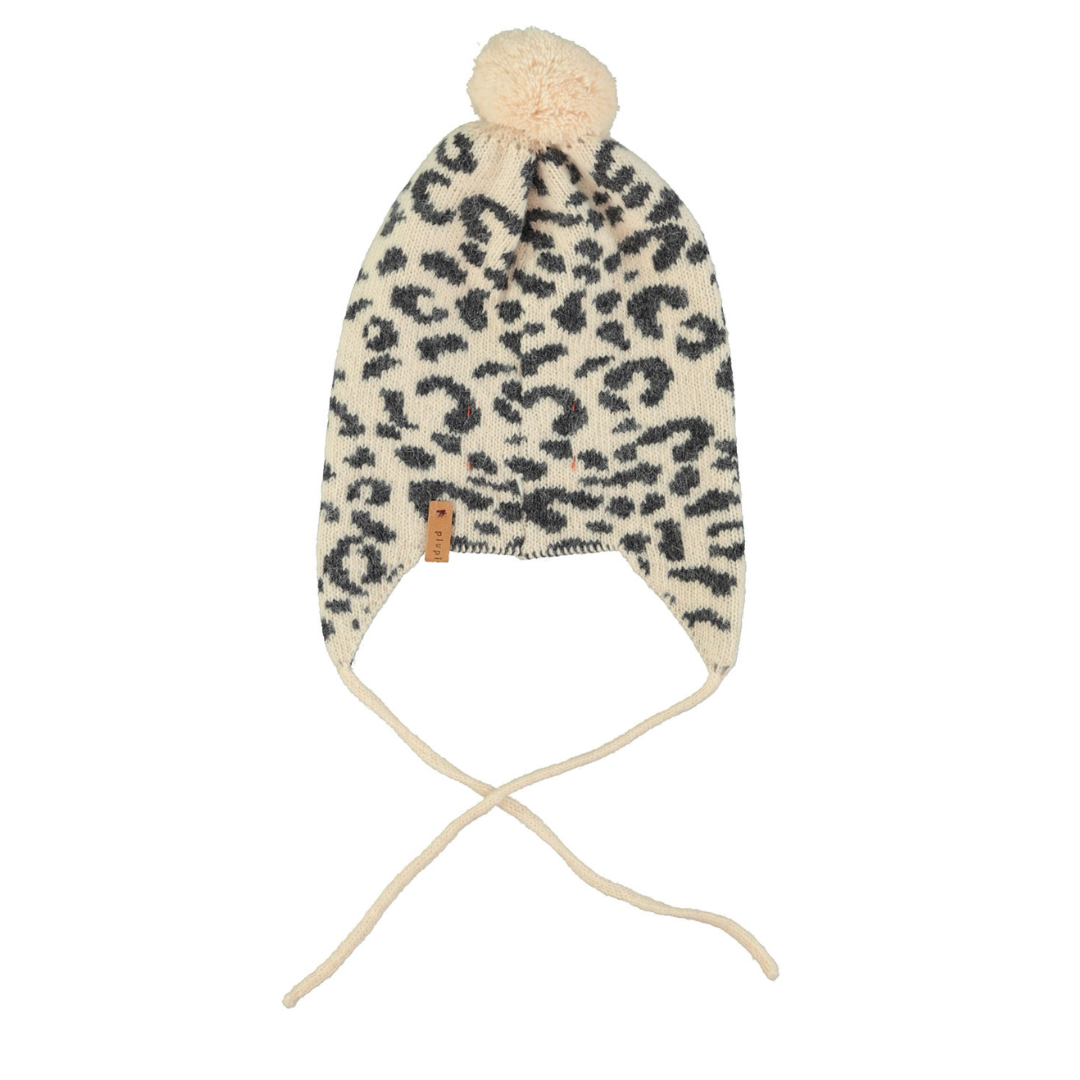 Animal pattern knitted hat