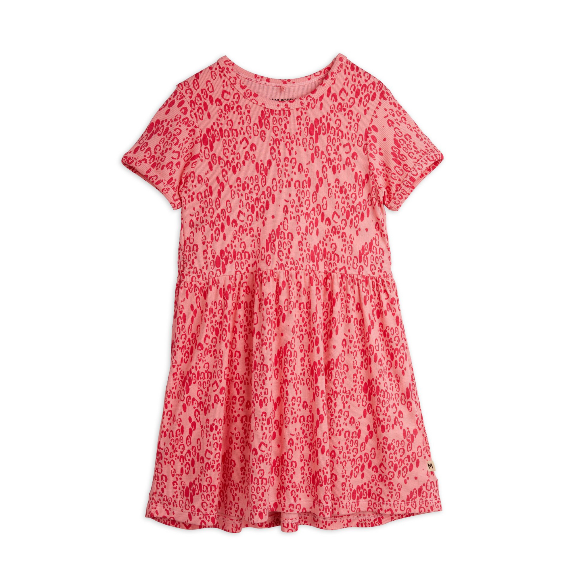 Robe rose leopard