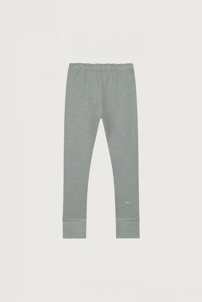 Cherry and cream stripes leggings