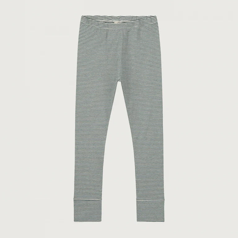 Cherry and cream stripes leggings