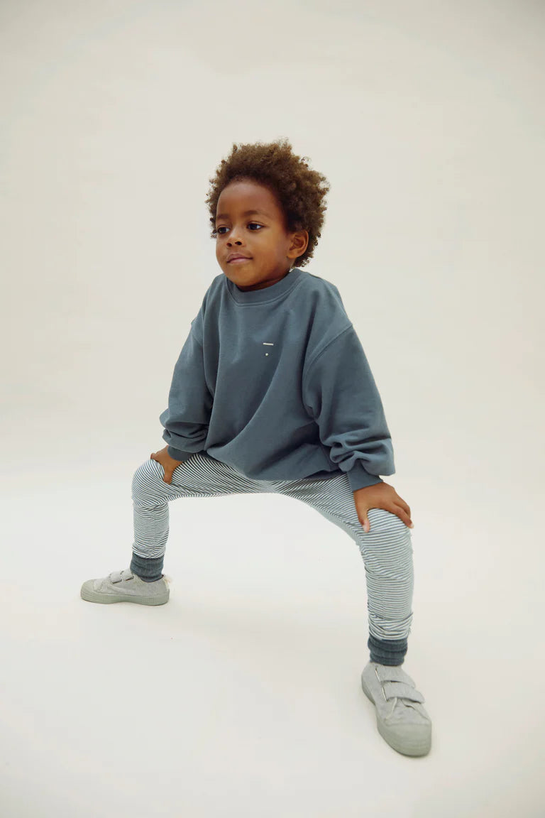 Cherry and cream stripes leggings