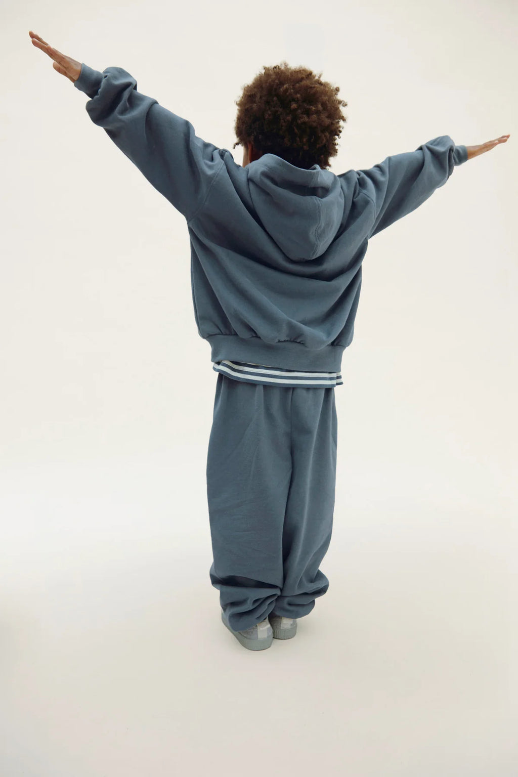 Grey Blue hoodie