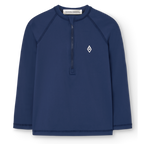 Deep Blue Deer Kid Swim Top