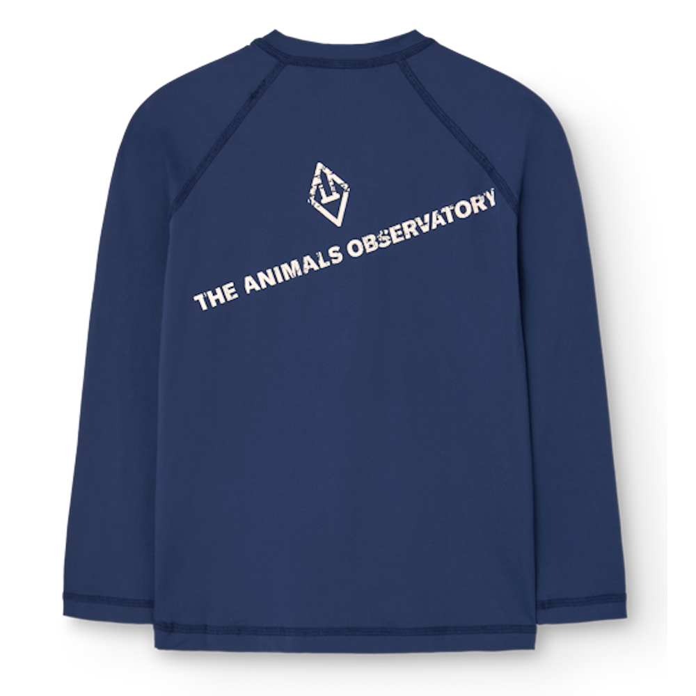 Deep Blue Deer Kid Swim Top