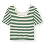 Dark Green Hippo Kid Top