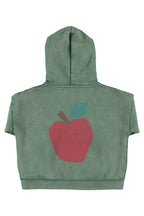 Sweat à Capuche Vert Motif Pomme Piupiuchick pour enfant – vue 4