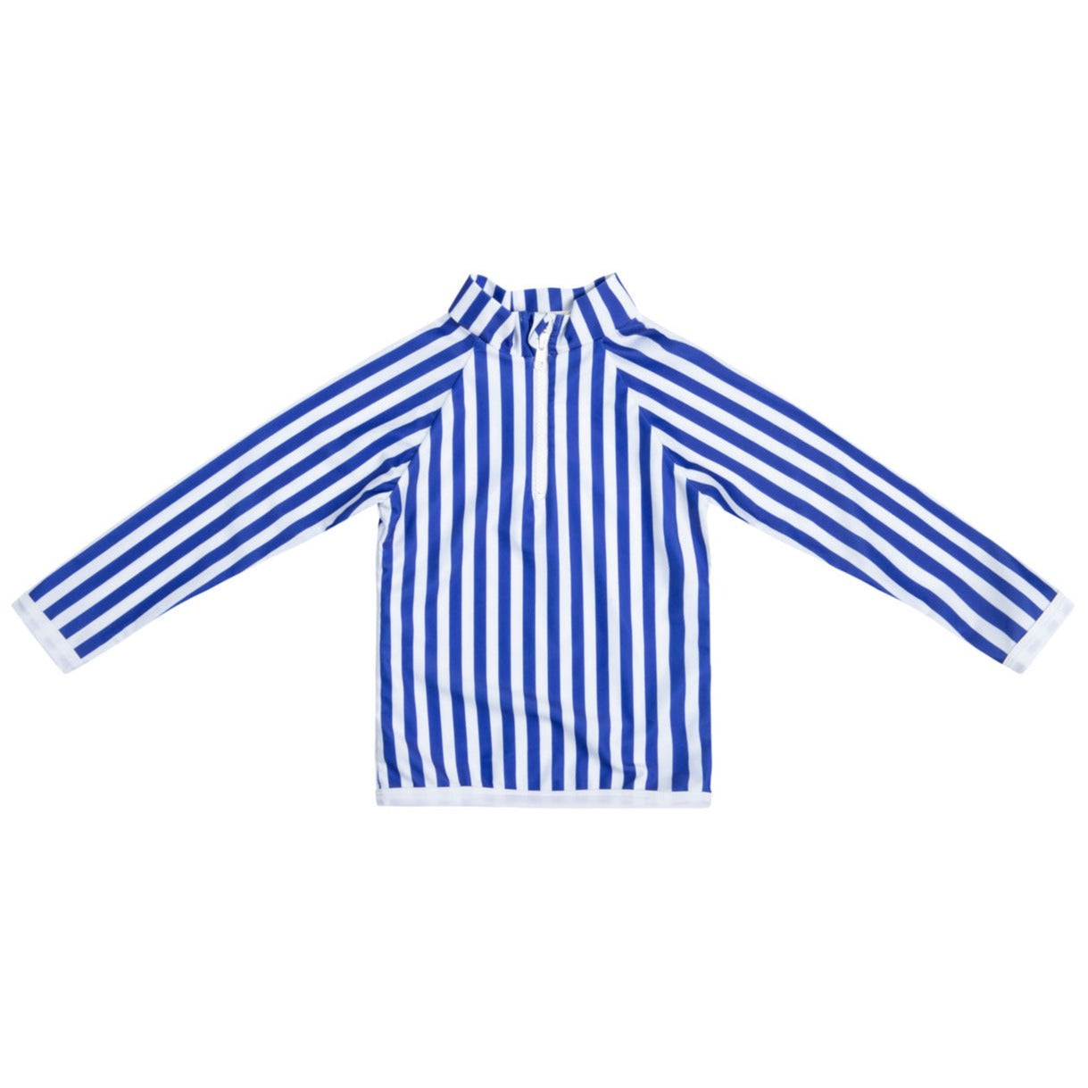 vetements durables enfant juillet juillet T-shirt UV Saline Rashguard rayé bleu et blanc