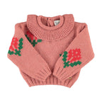 Pull Jacquard Bébé Rose
