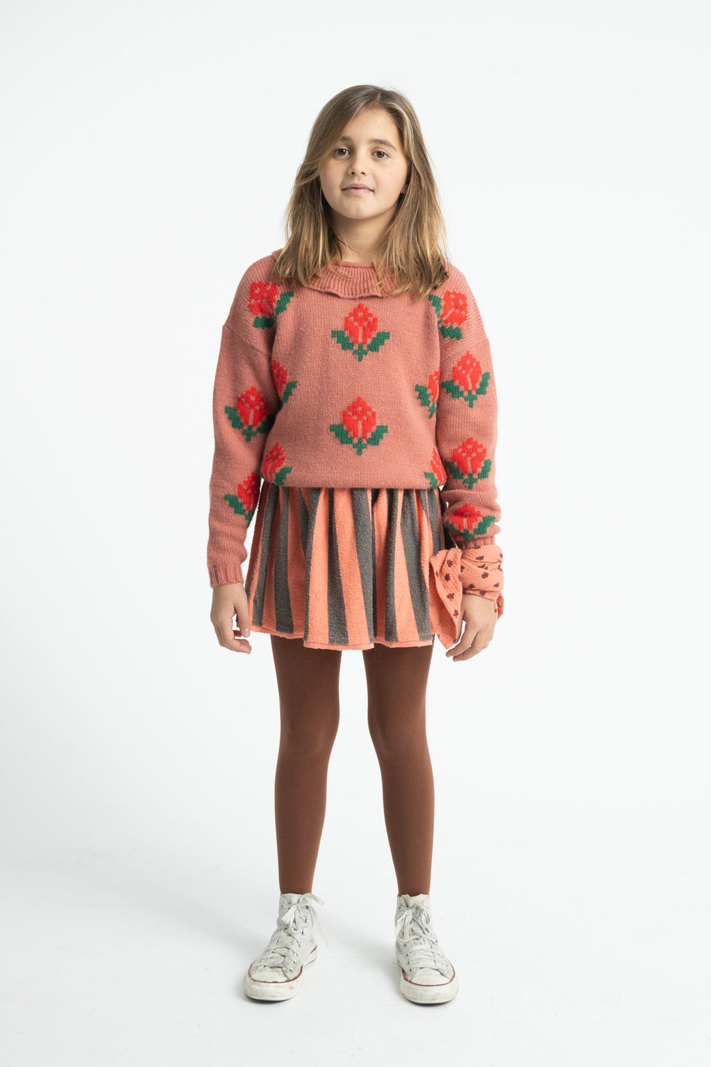Pull Jacquard Rose