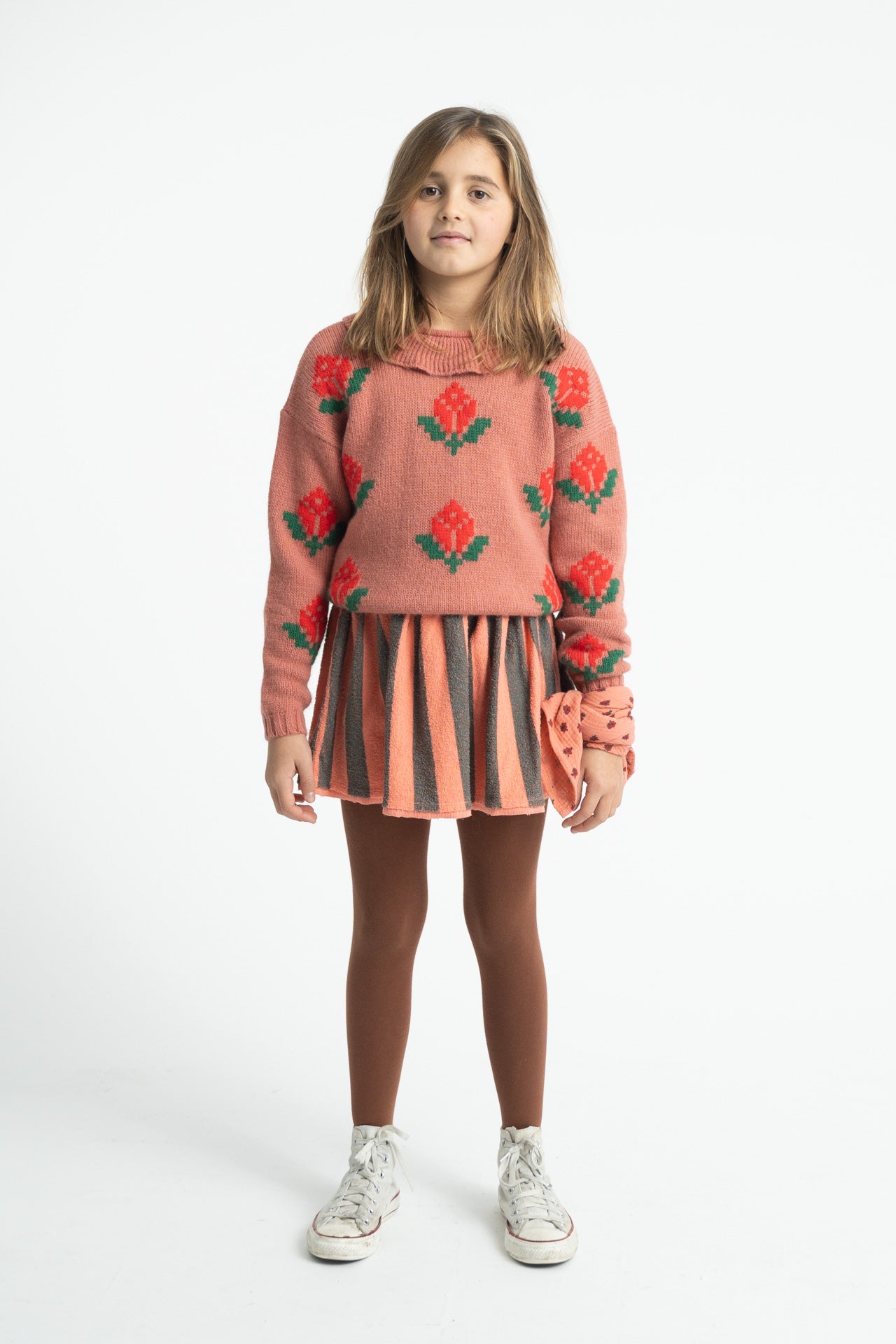 Pull Jacquard Rose