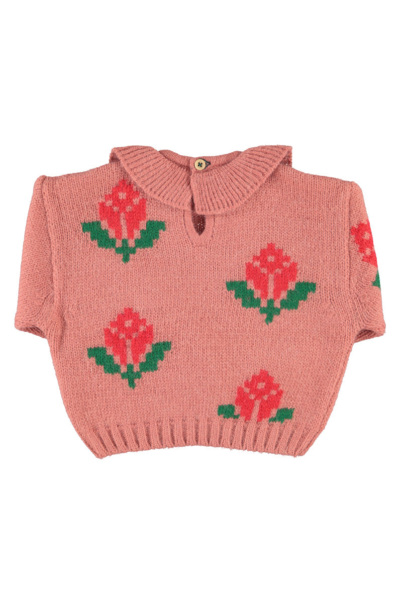 Pull Jacquard Rose