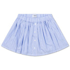 Oxford Striped Button-Down Skirt