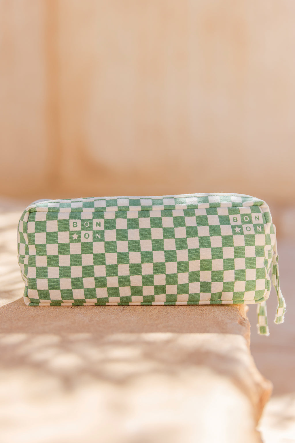 Trousse Bonton Damier vert