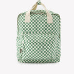 Bonton Backpack Medium Checkerboard green