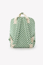 Bonton Backpack Medium Checkerboard green