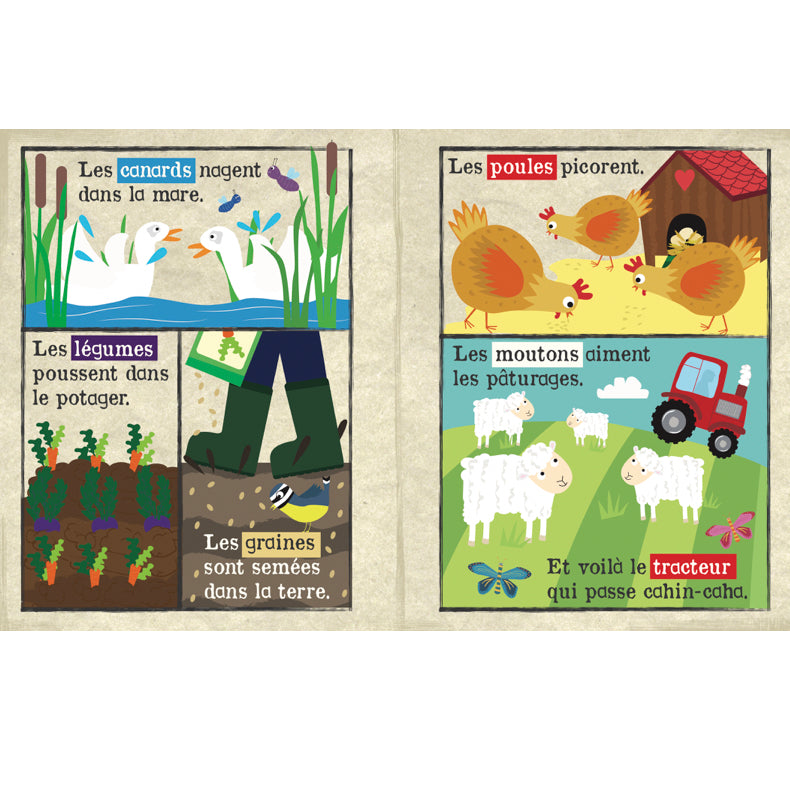 LIVRE PETIT JOURNAL ANIMAUX DE LA FERME