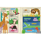 Livre tissu pour bébé ANIMAUX DU SAFARI