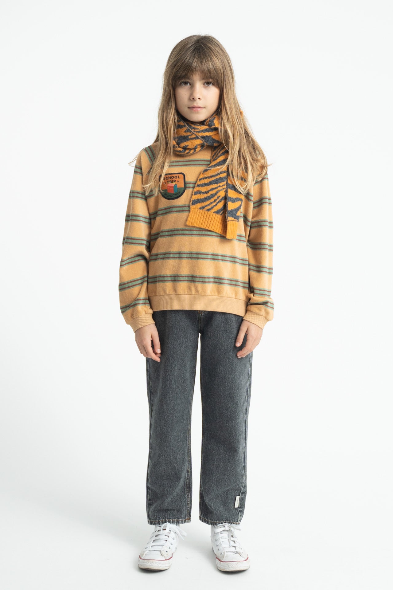Jeans Mom fit gris