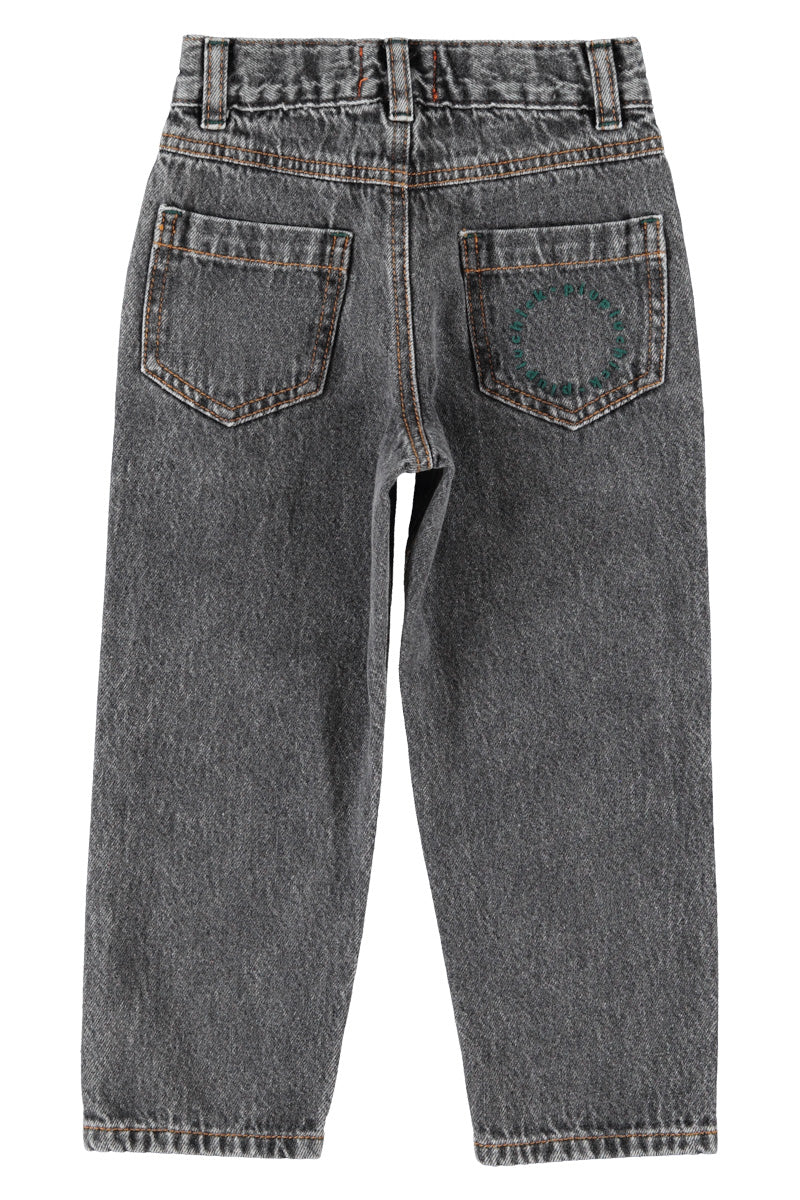 Jeans Mom fit gris