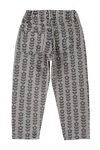 Grey Black Floral Mom Trousers
