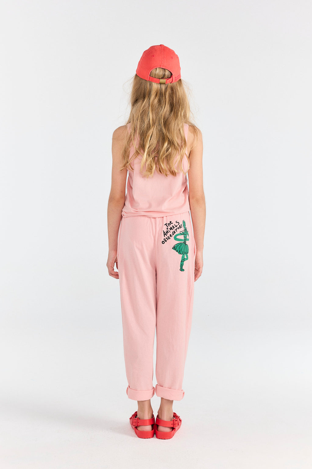 Soft Pink Camaleon Kid Sweatpants